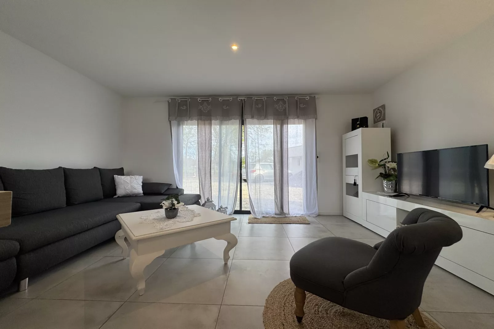 Le Refuge - confort - 5 pers - Rêve au Mans-Living room