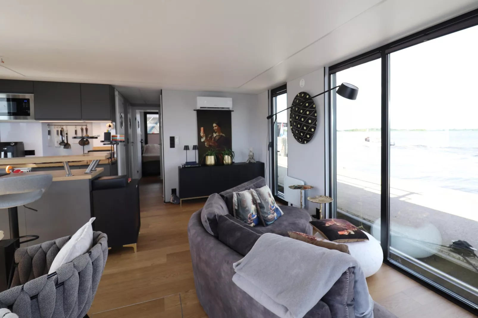 Houseboat Kohlenpott-Living room