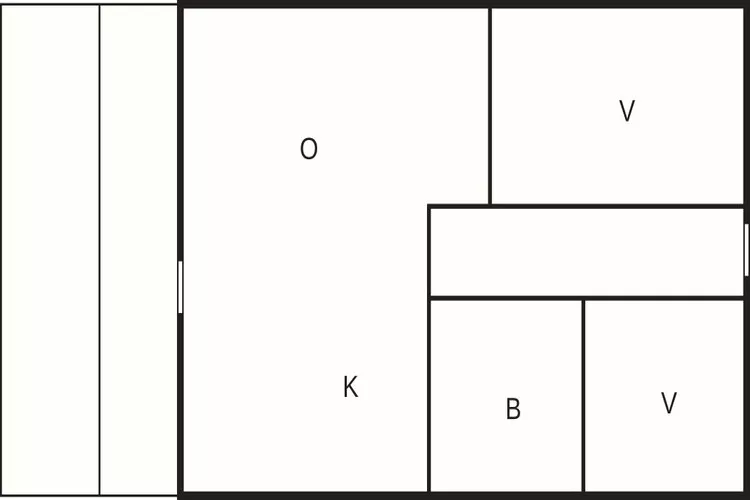 0 person holiday home in Hemmet-Floor plan