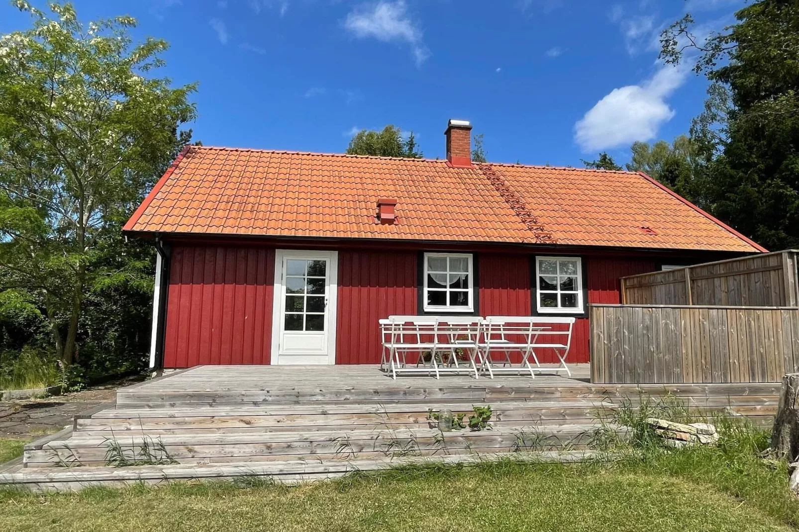 4 Sterne Ferienhaus in Fågelmara-Im Freien