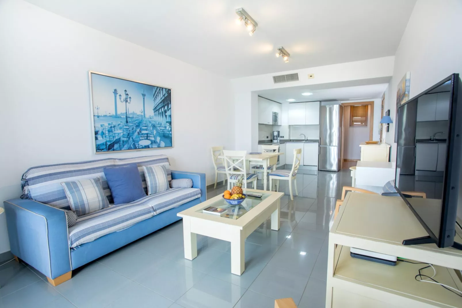 Great balcony over blue sea By CanariasGetaway-Living room