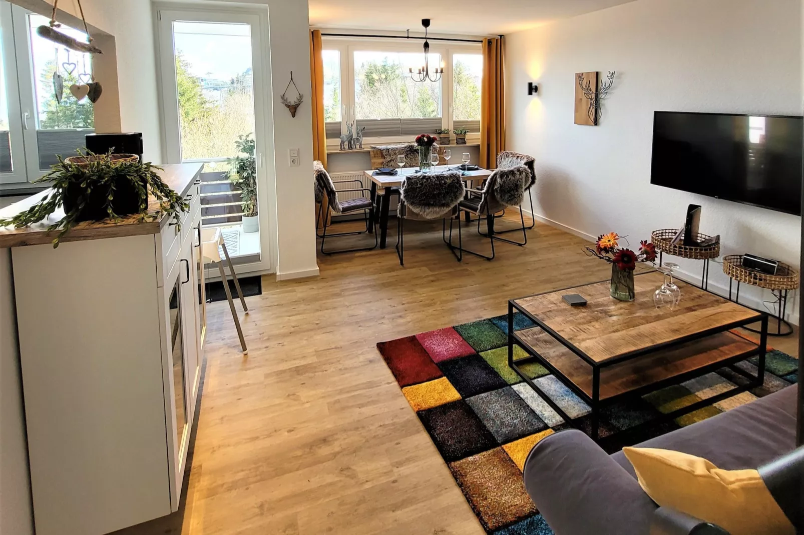 1 SZ/4P Winterberg Appartement 21122-Living room