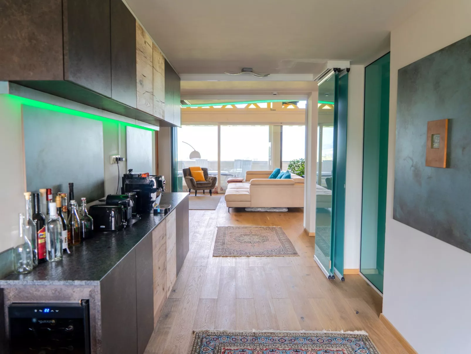 Penthouse Deluxe mit Galerie-Dedans