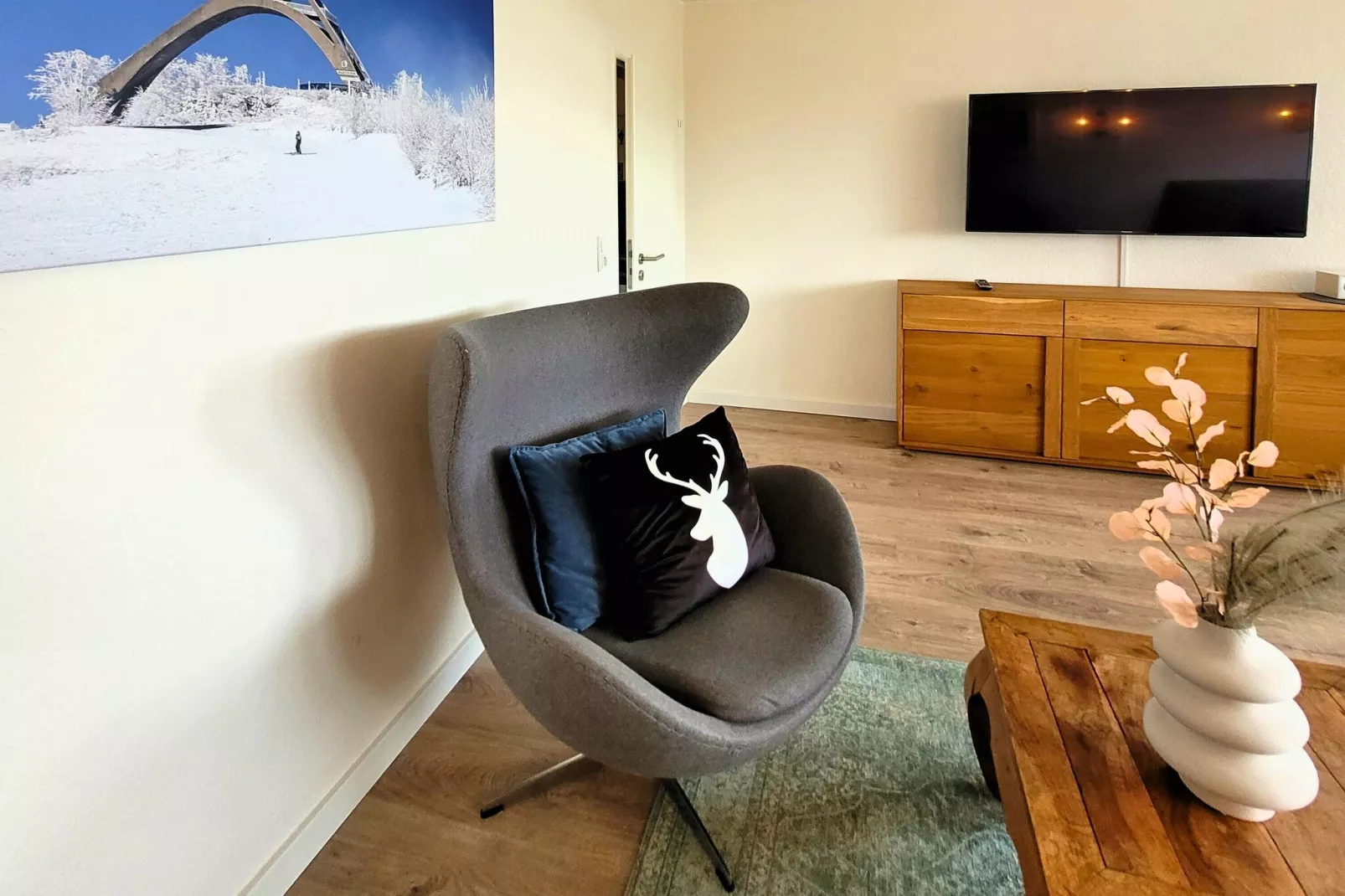 1 SZ/4P Winterberg Appartement 21093-Wohnzimmer