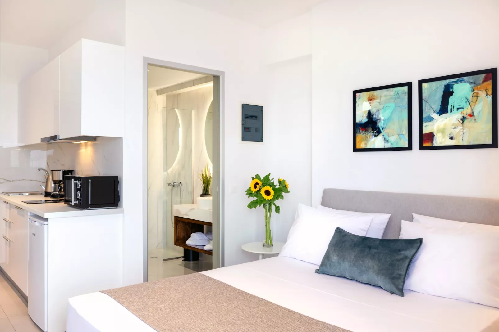 Creta Sun, 111 Studio City View-Bedroom