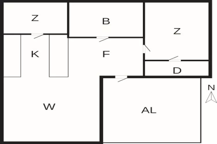 5 person holiday home in MELLBYSTRAND-By Traum-Floor plan