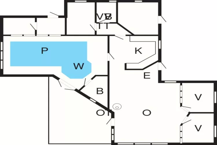 8 person holiday home in Græsted-By Traum-Floor plan