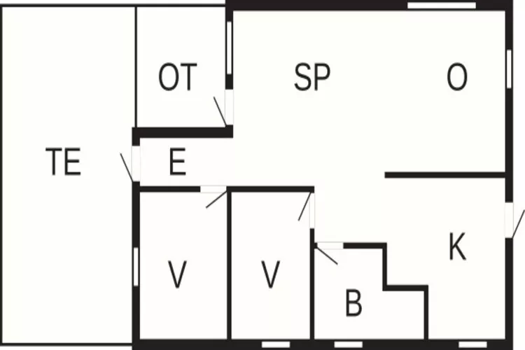 4 Personen Ferienhaus in Hadsund-By Traum-Grundriss