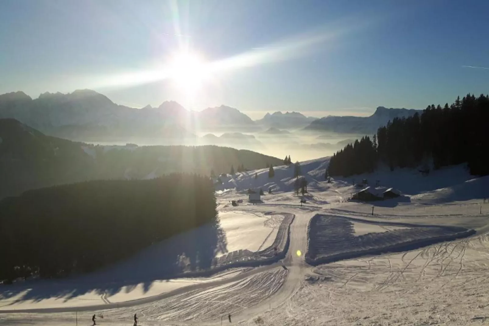 Ferienhaus Rieger-Gebiet Winter 20 km