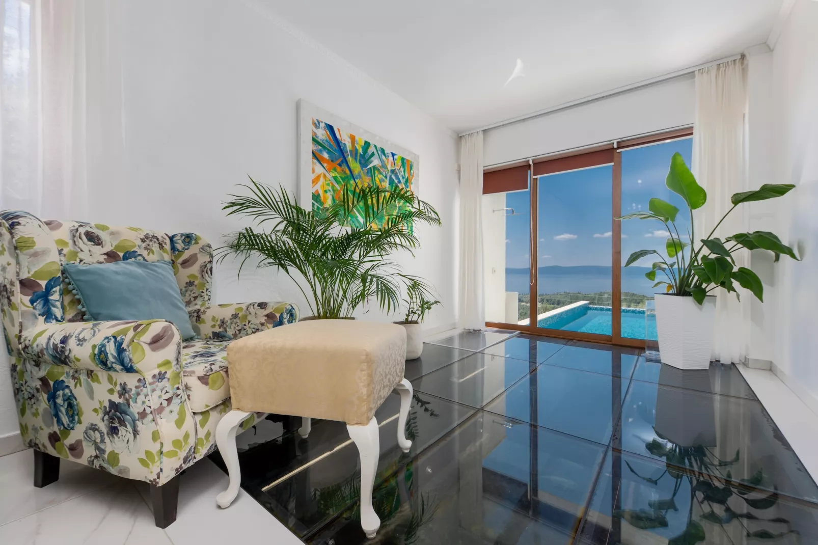 Villa Amare Makarska - E6 circa 150 qm für max 6 Pers-Living room