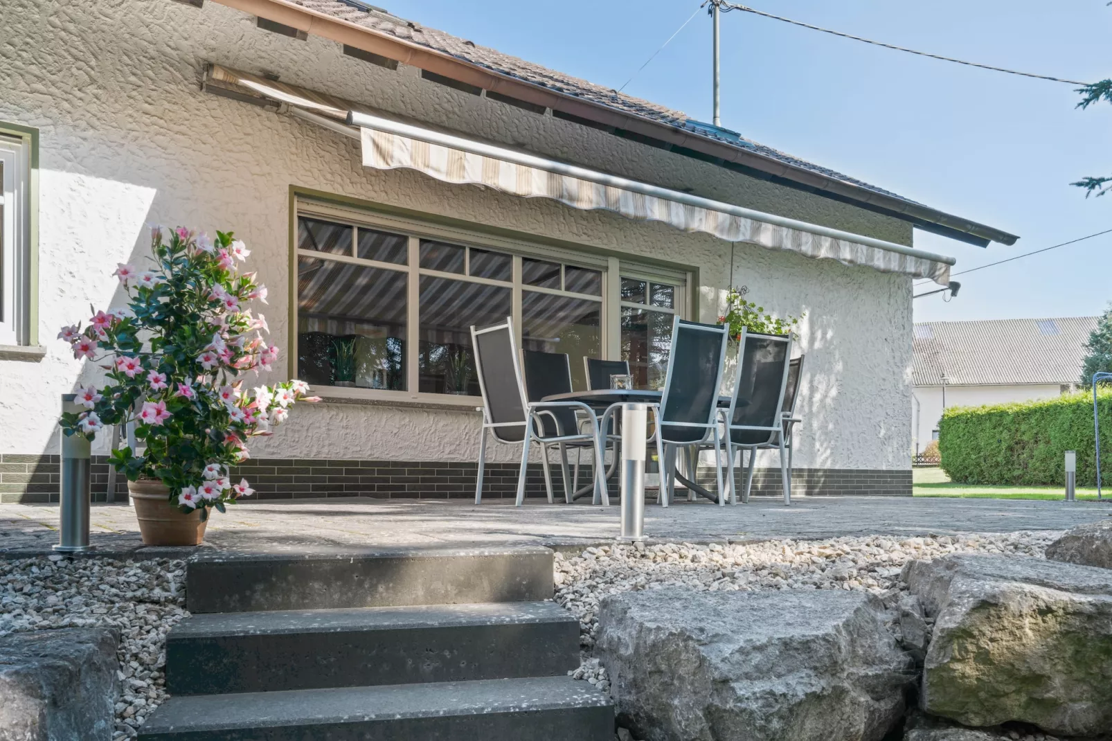 Ferienhaus zum Wäldchen-Terrasse/Balkon