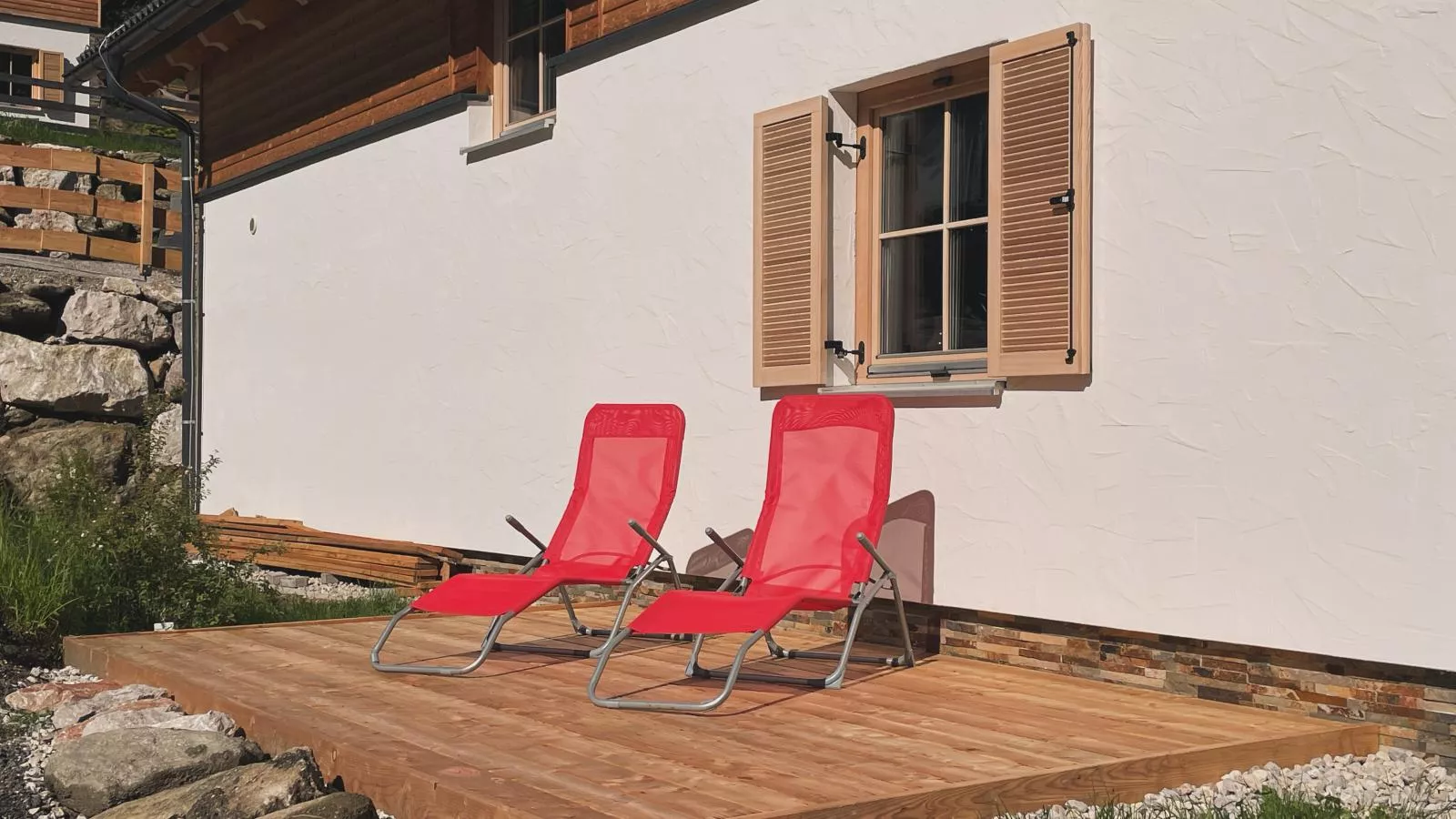 Im grünen Herzen-Terrasse/Balkon