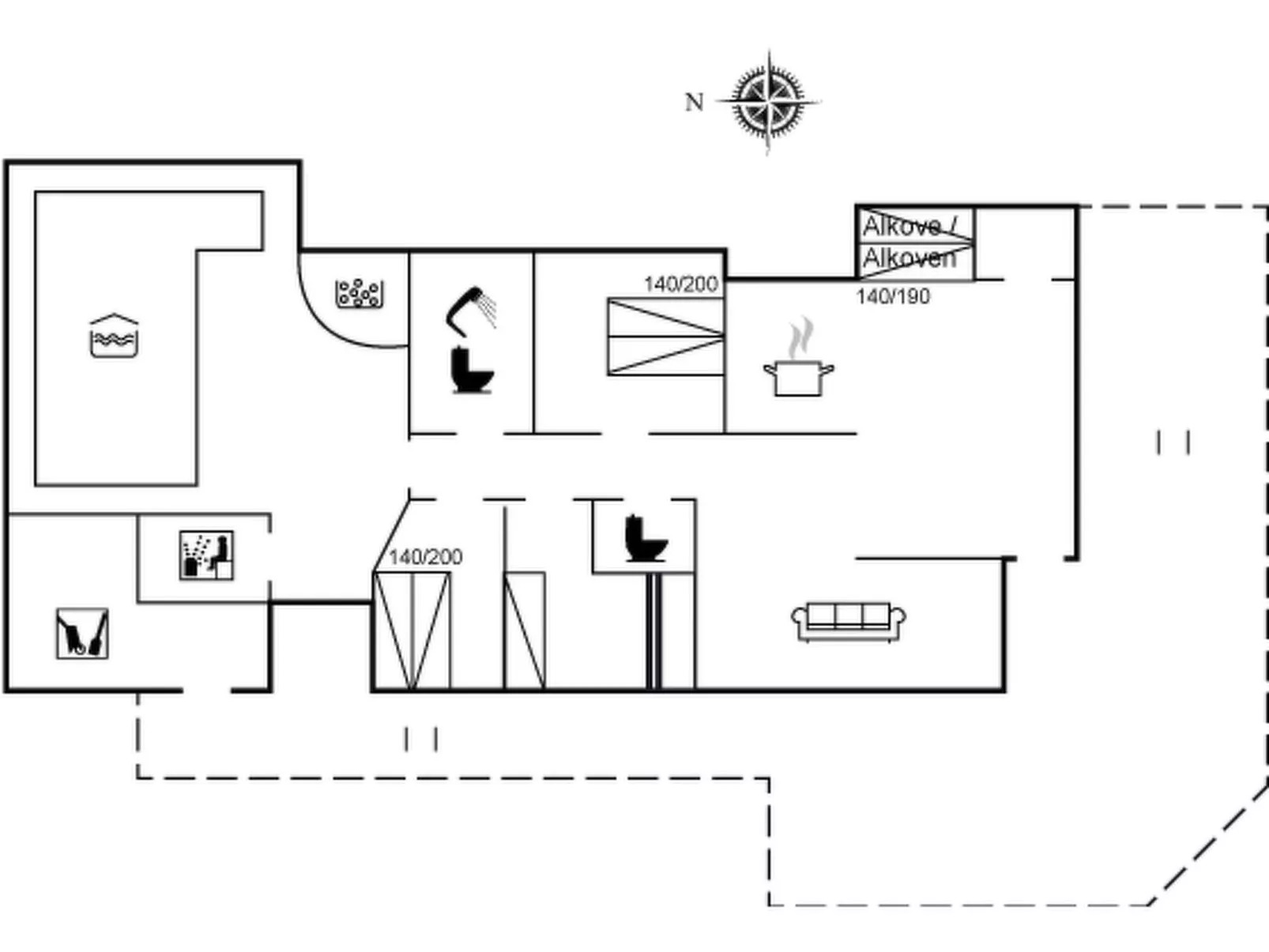 "Lovis" - 600m from the sea-Inside