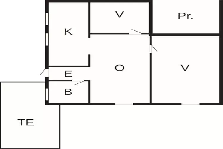 Maison de vacances pour 4 a Hadsund-By Traum-Plan