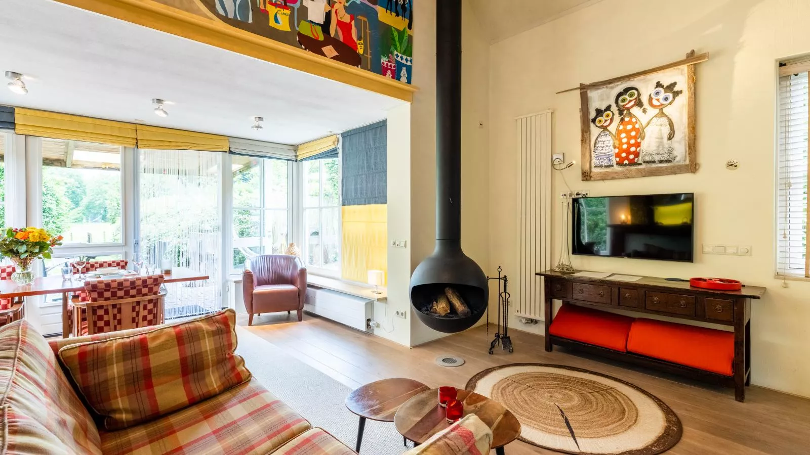 Wellnesshuisje Kalheupink-Living room