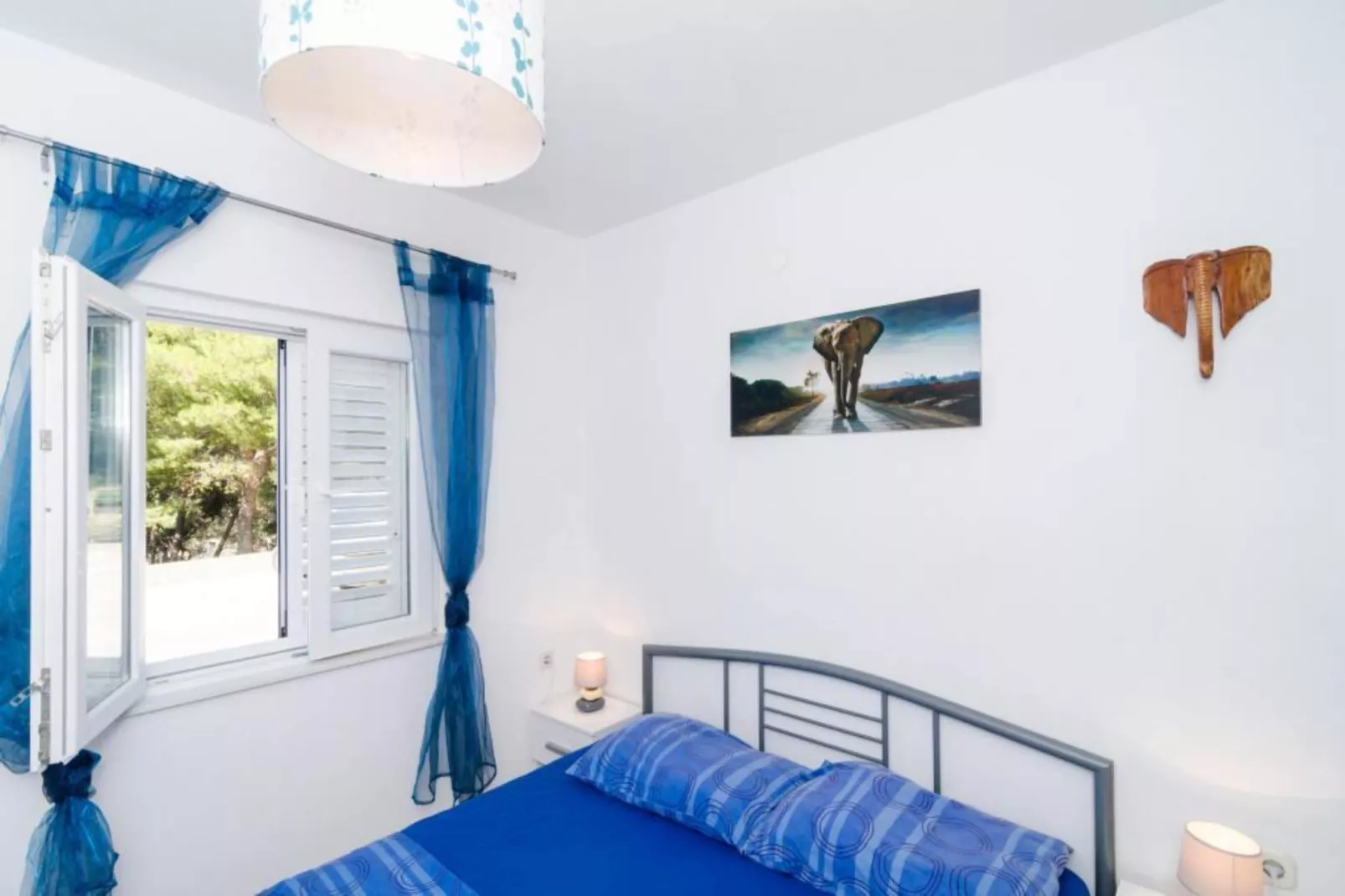 Apartments Ammos - Studio Apartment with Shared Terrace and Sea View-Schlafzimmer