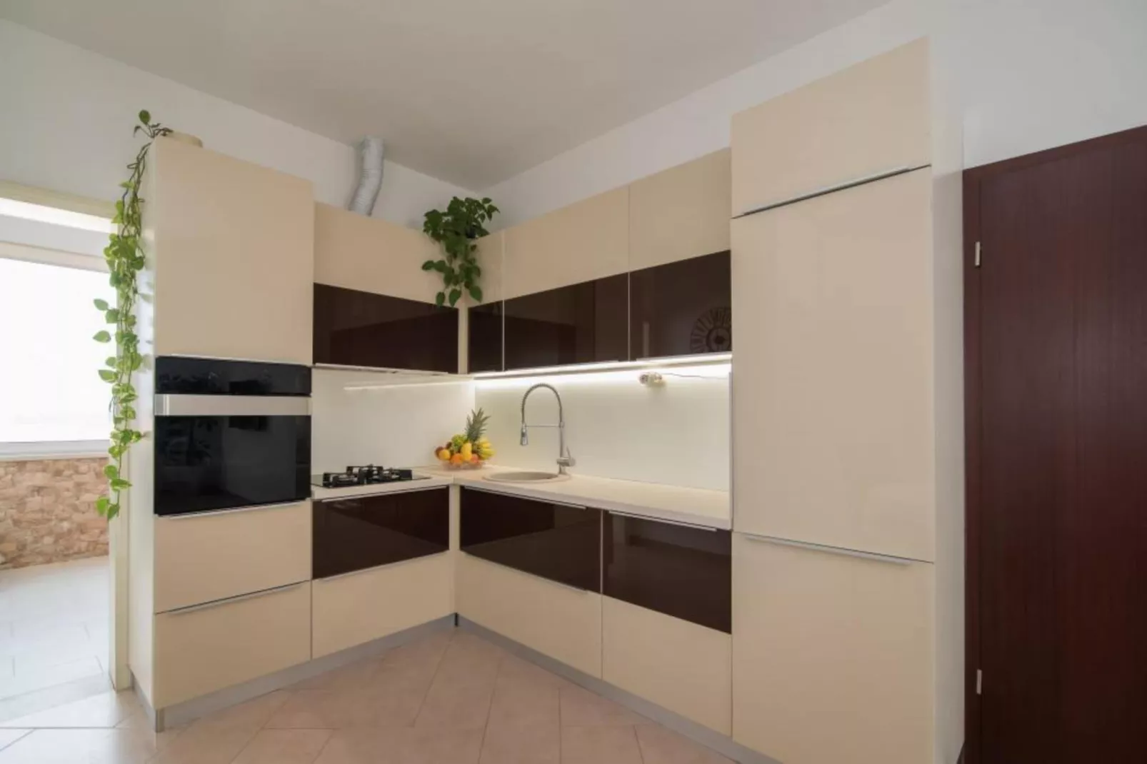 Apartment Marcela - Deluxe Two Bedroom Apartment with Terrace and Sea View-Cuisine