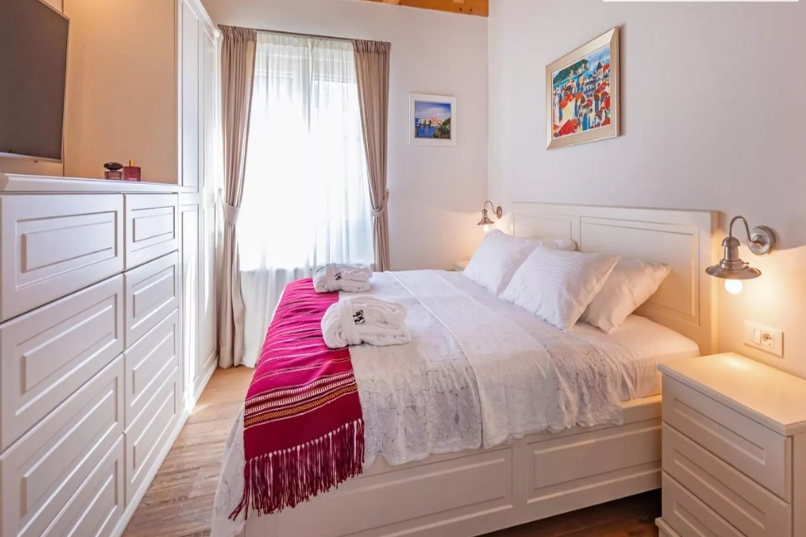 Villa Ivić-Two Bedroom Villa with Swimming Pool-Bedroom