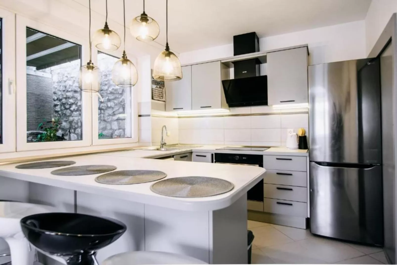 Apartments Luce & Toma - One Bedroom Apartment with Terrace (Toma)-Kitchen