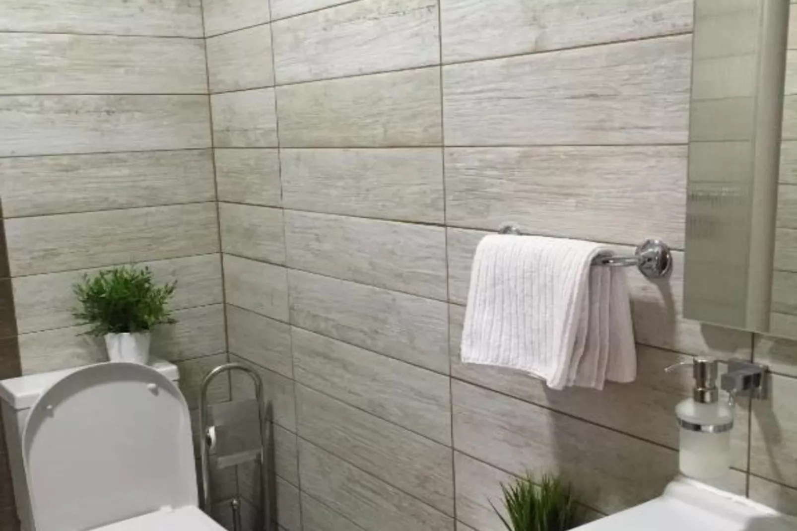 Villa Rubcic - One bedroom apartment with terrace (5)-Salle de bain