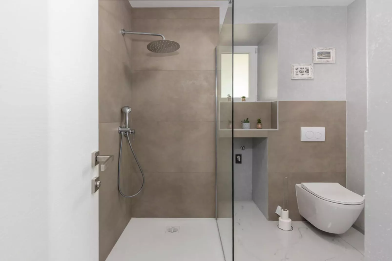 Apartments Bregha - Three Bedroom Apartment with Sea View-Badezimmer