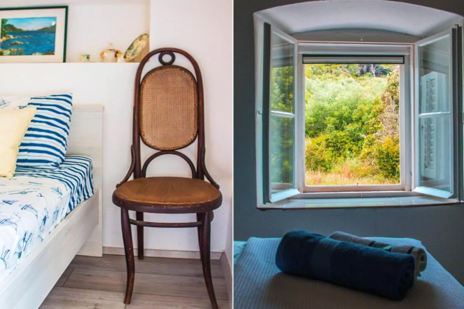 Seaside Holiday Home Andrija - Two Bedroom Holiday Home with Sea View-Schlafzimmer