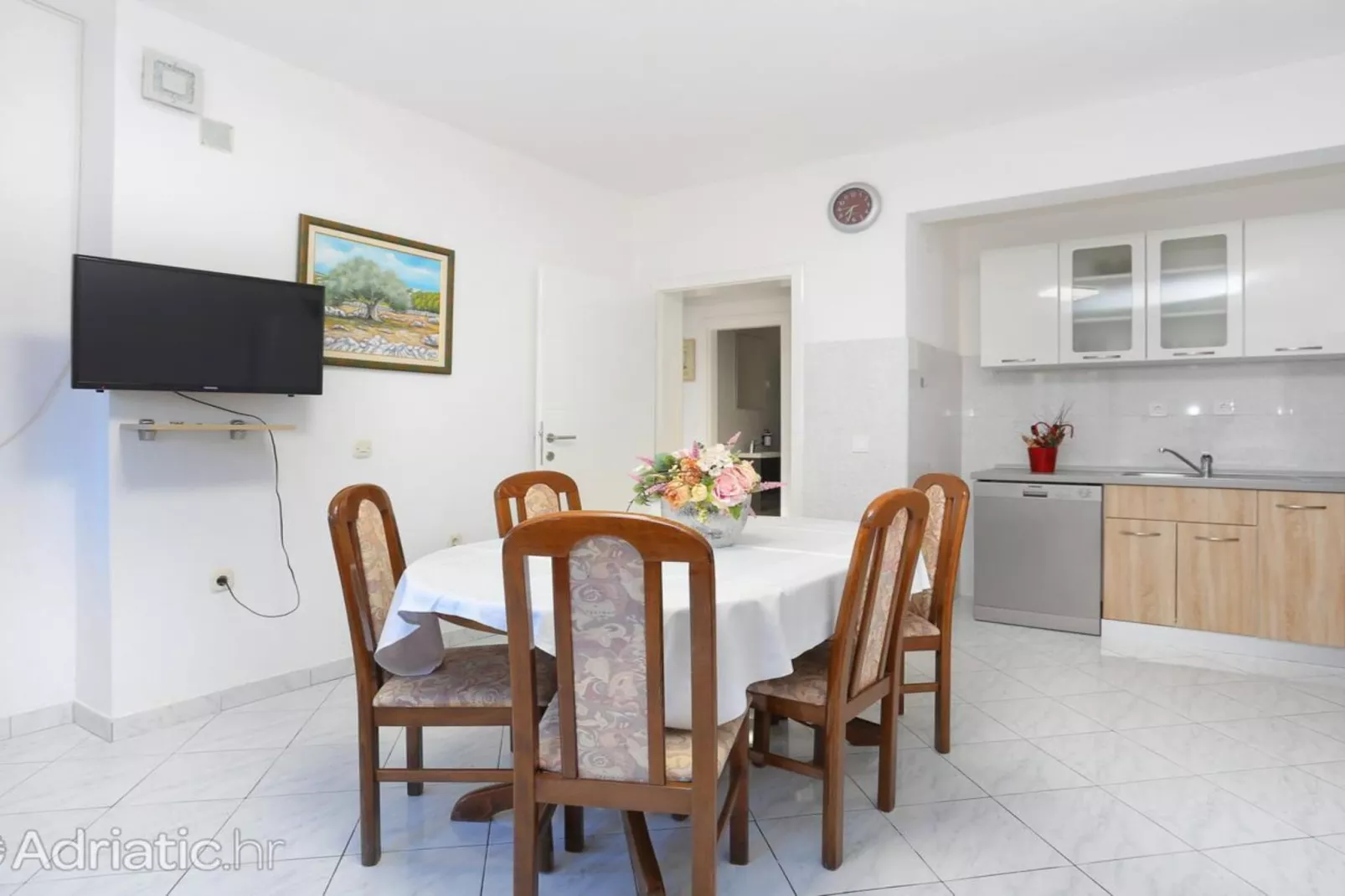 Holiday Home Nada Rogoznica - Six Bedroom Holiday Home-Wohnzimmer