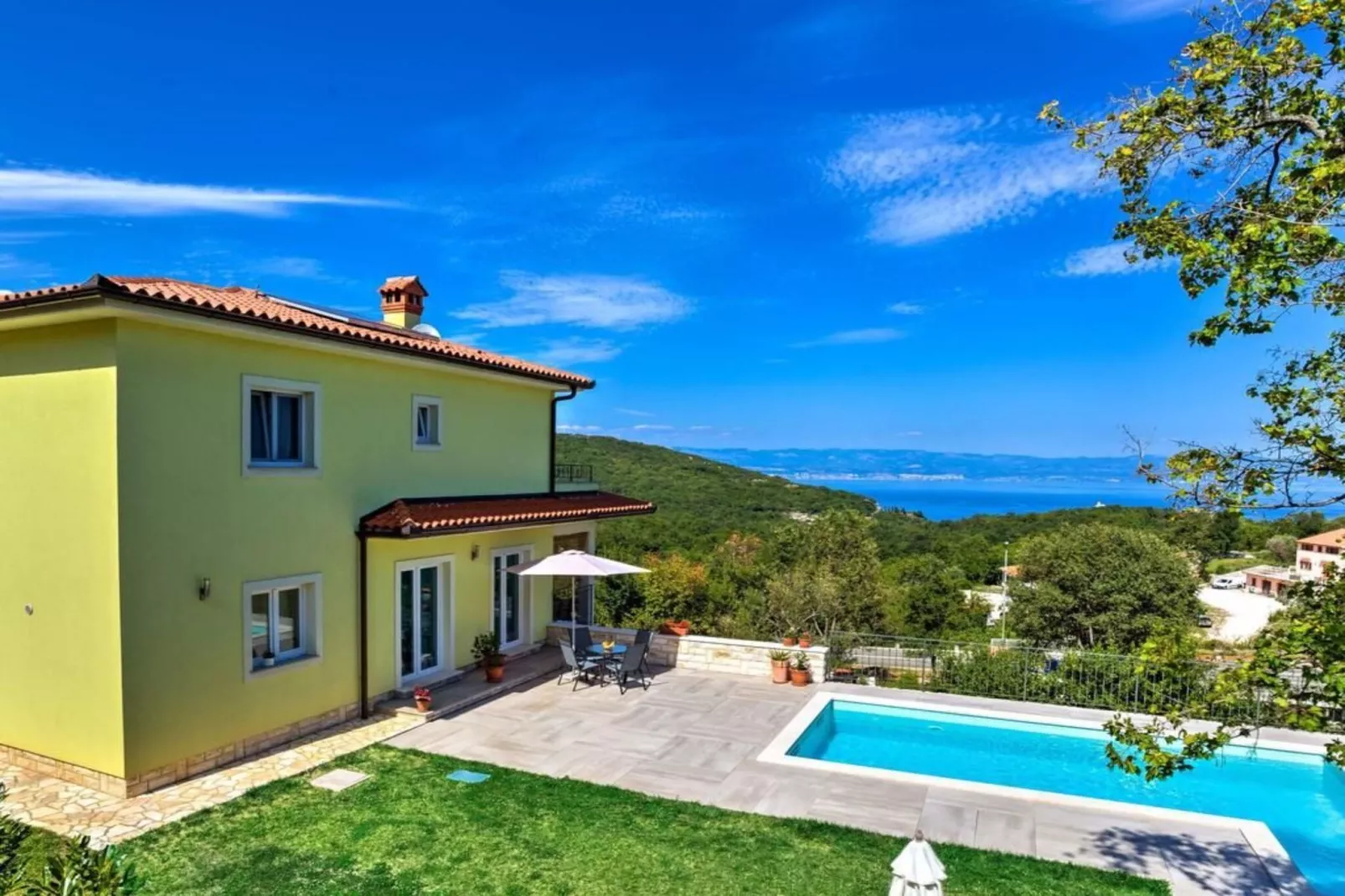 Wonderful Brsec Apartments with Sea View and Shared Pool - Comfort One Bedroom Apartment with Balcony and Sea Views 2-Außenbereich