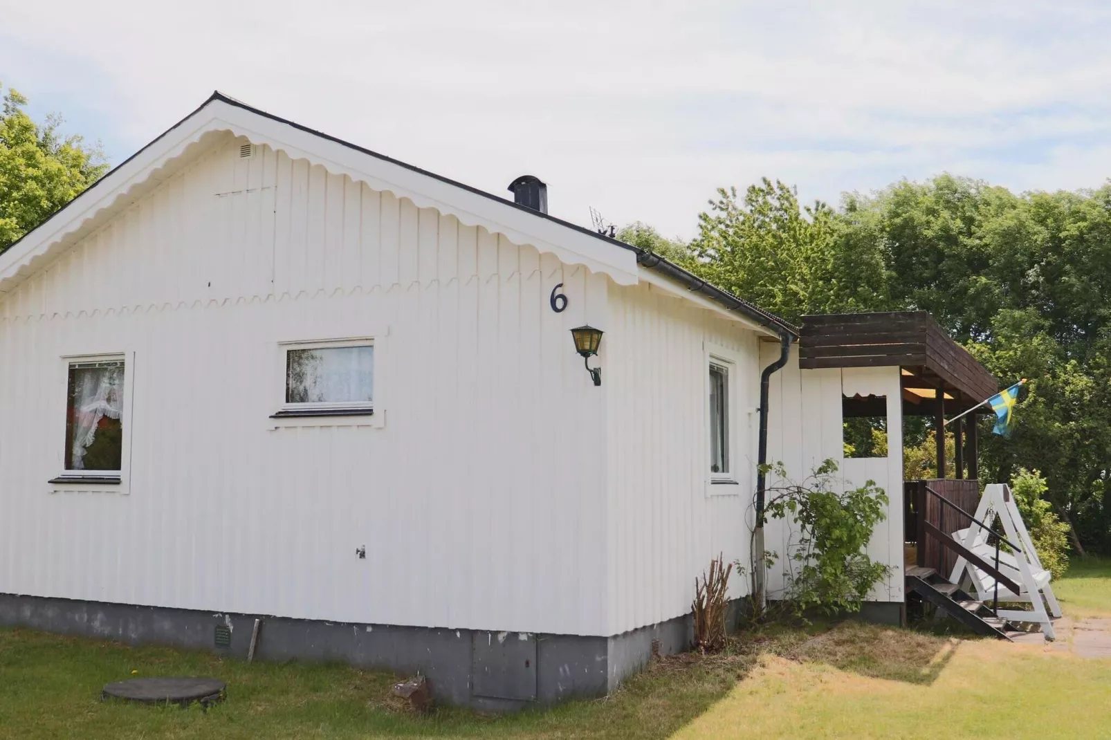 7 Personen Ferienhaus in TRÄLÖVSLÄGE-By Traum-Außenbereich
