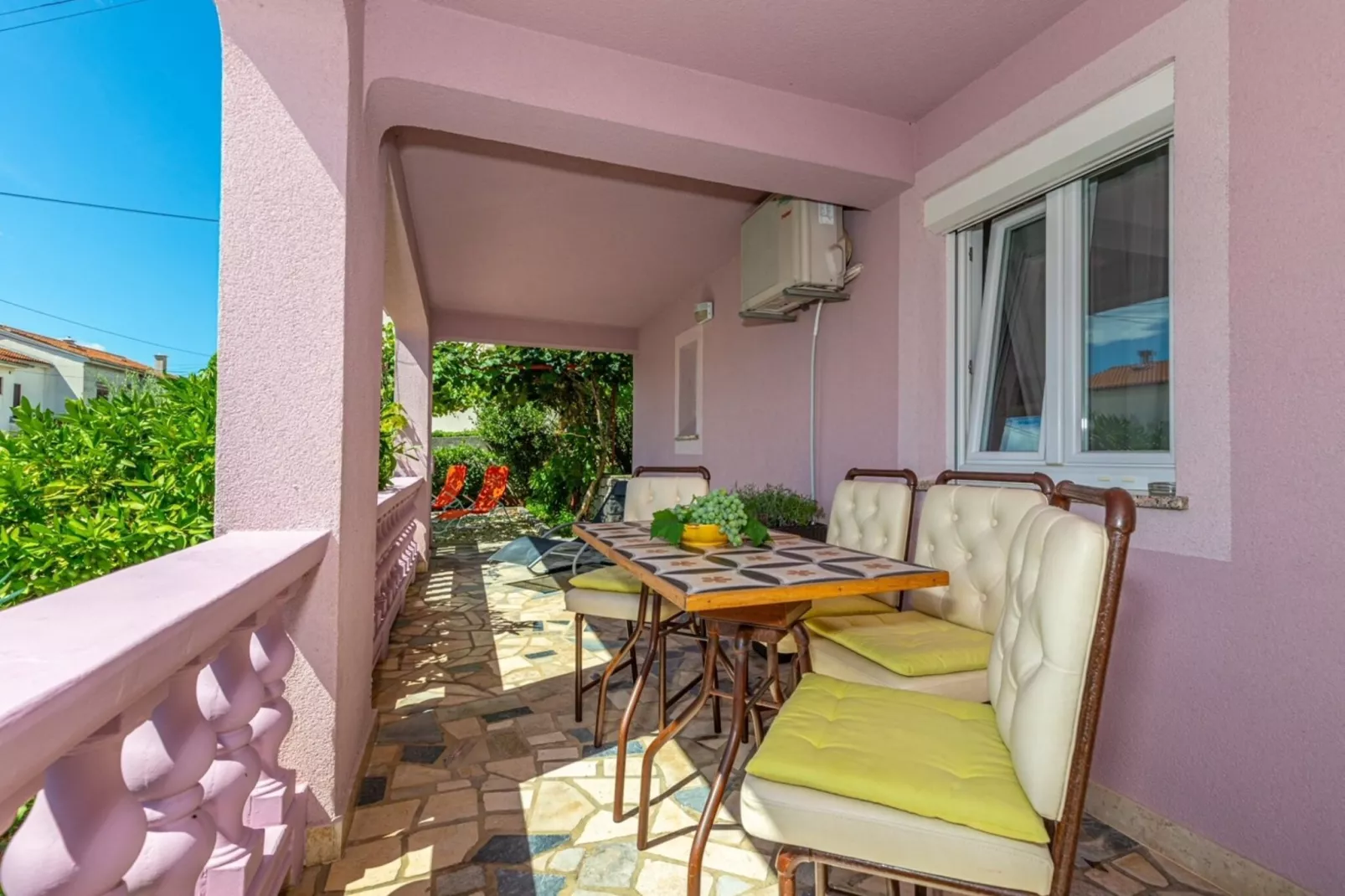 Modern Crikvenica Apartments with Sea View - One Bedroom Apartment with Terrace-Terrace balcony