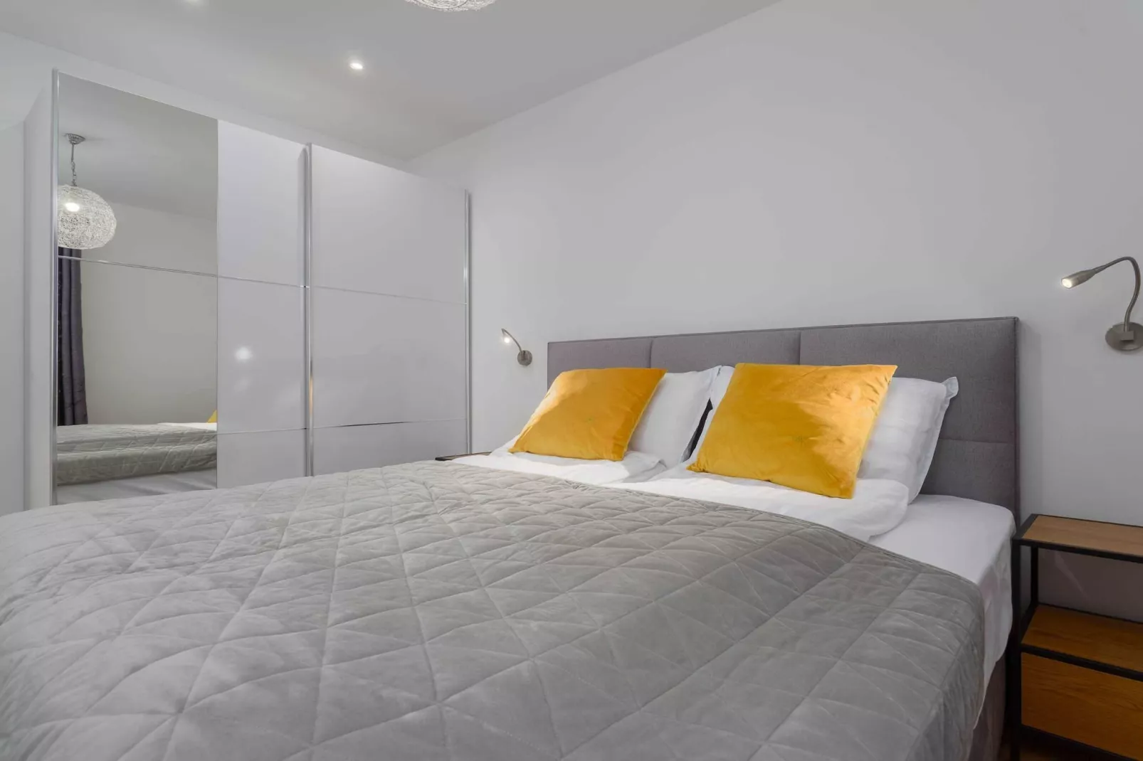 Luxury Beachfront Krk Apartments with Terrace - One Bedroom Apartment with Terrace-Bedroom