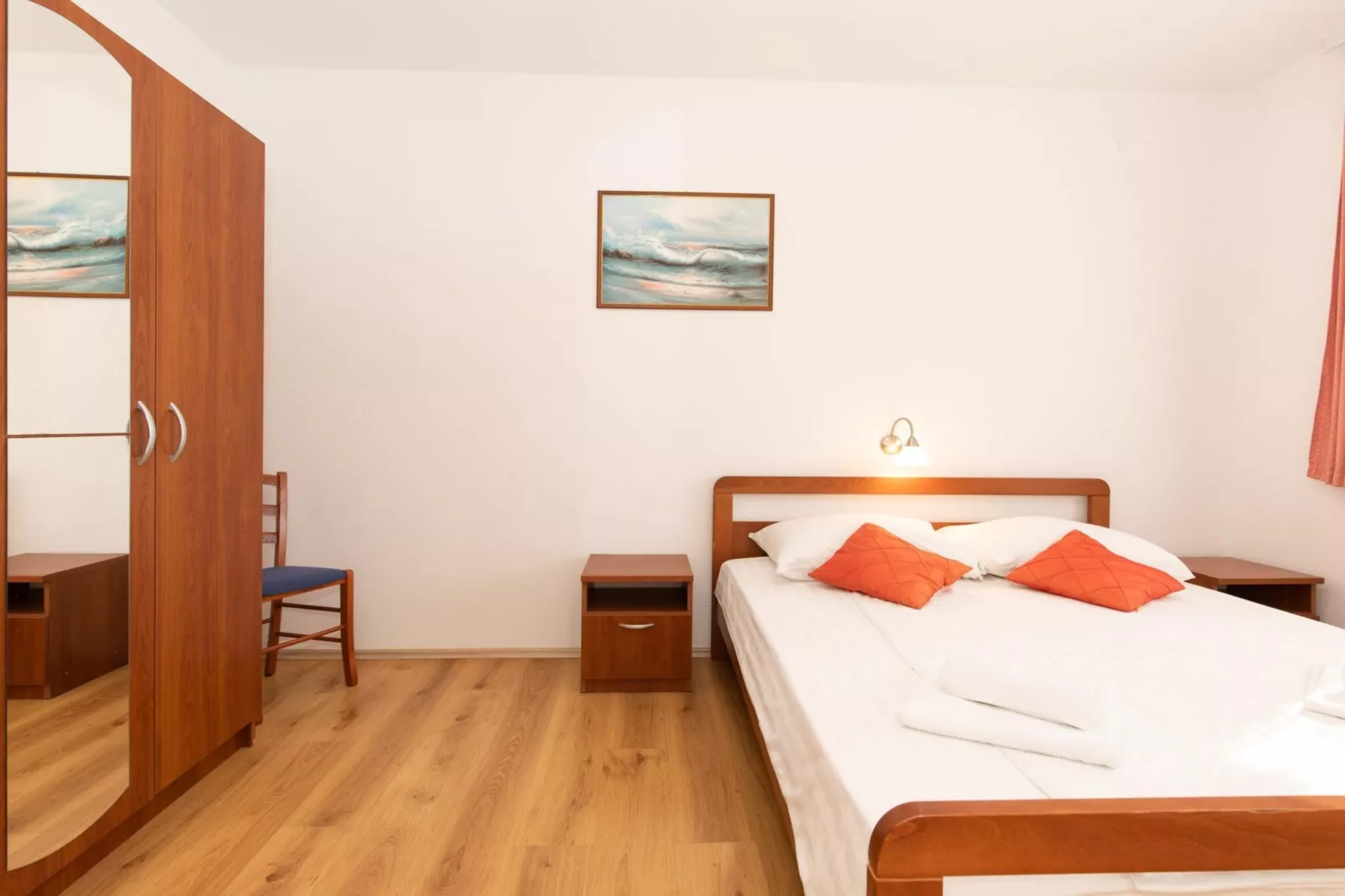 Scenic Elegant Apartments Krk with Balcony and Pool - Two Bedroom Apartment with Balcony and Pool (owner 1)-Schlafzimmer