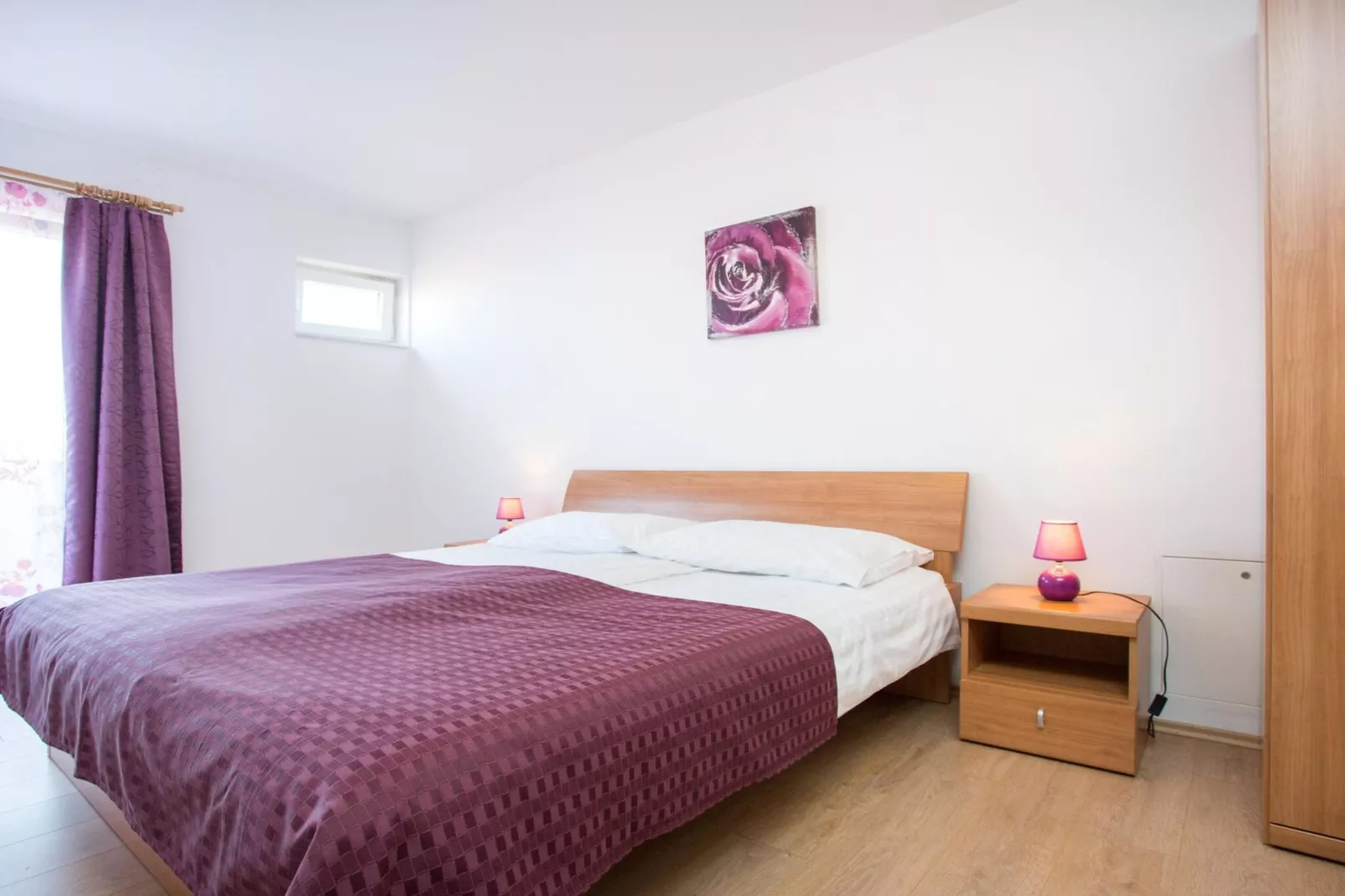 Scenic Elegant Apartments Krk with Balcony and Pool - Comfort Two Bedroom Apartment with Balcony and Pool (owner 4)-Schlafzimmer