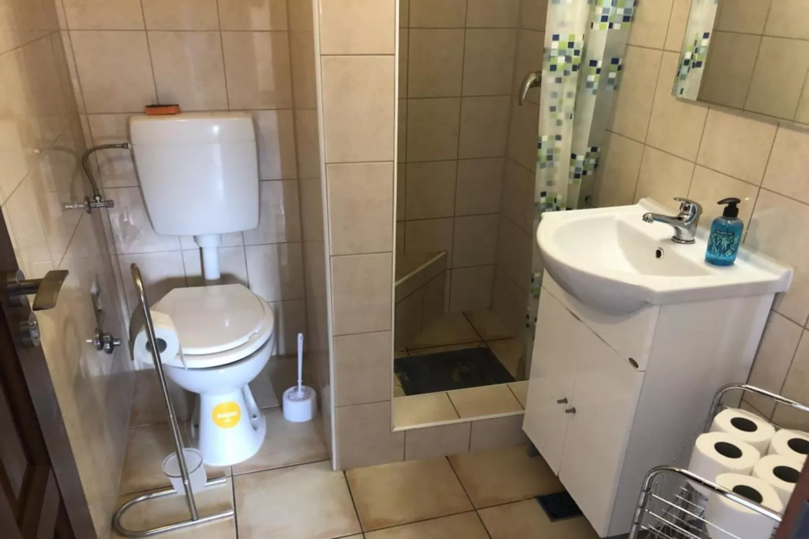 Apartmani Villa Borzic - One Bedroom Apartment with Terarce and Sea View 3-Dubrovnik-Salle de bain