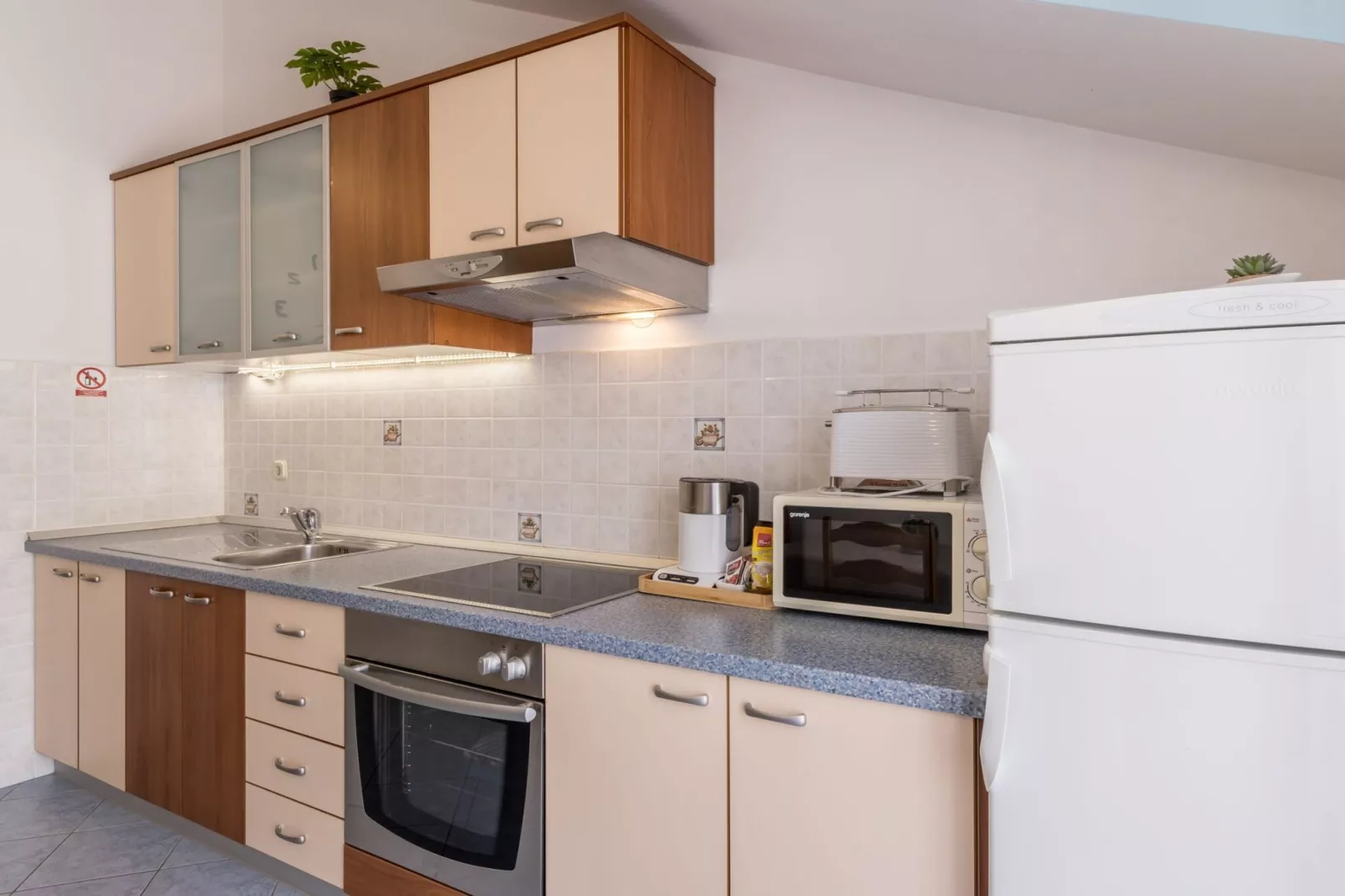 Adriatic Island Sea View Apartments - One Bedroom Apartment with Terrace (A1)-Küche