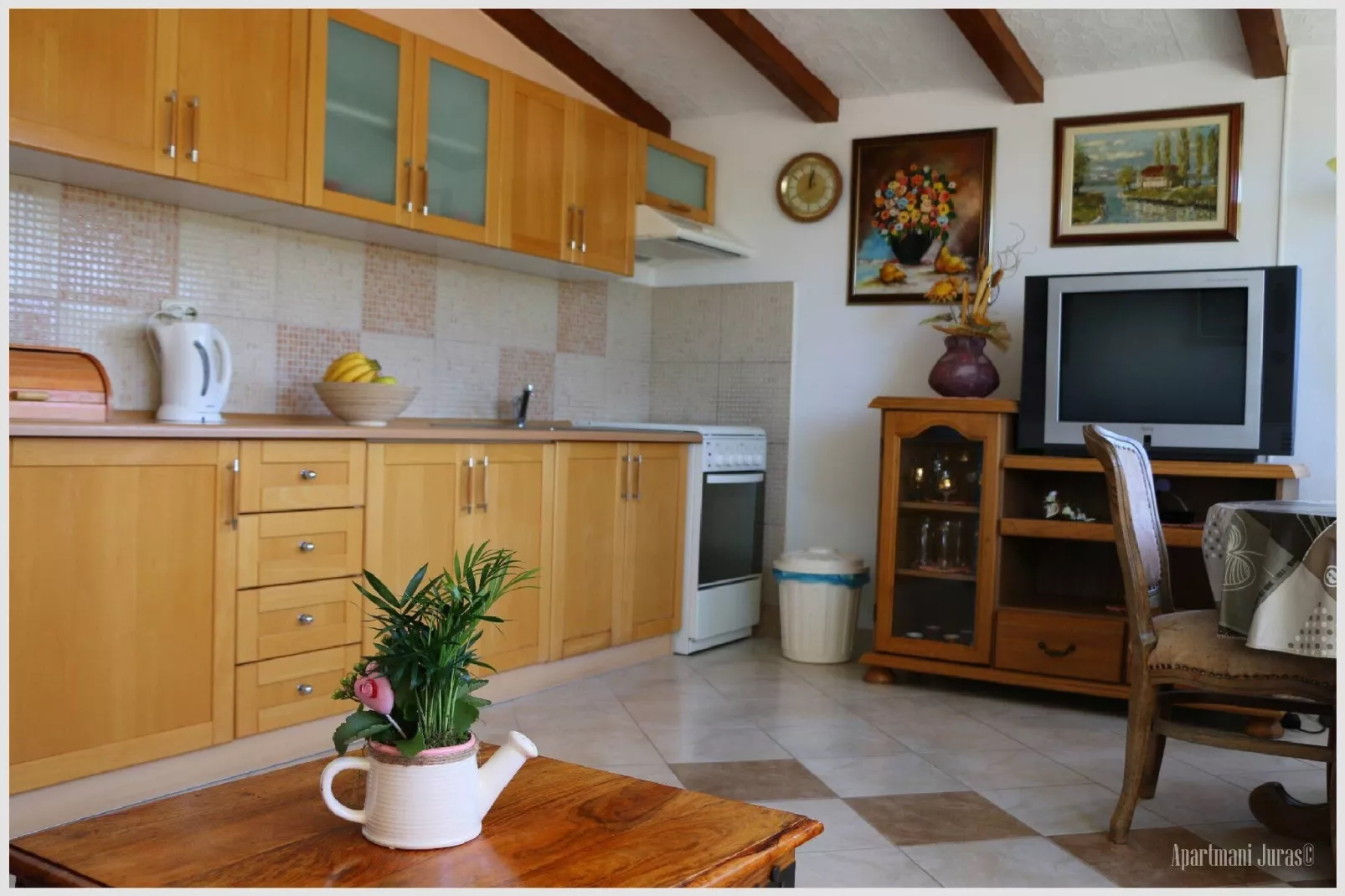 Apartments Juras - Two Bedroom Apartment with Sea View (David)-Cuisine
