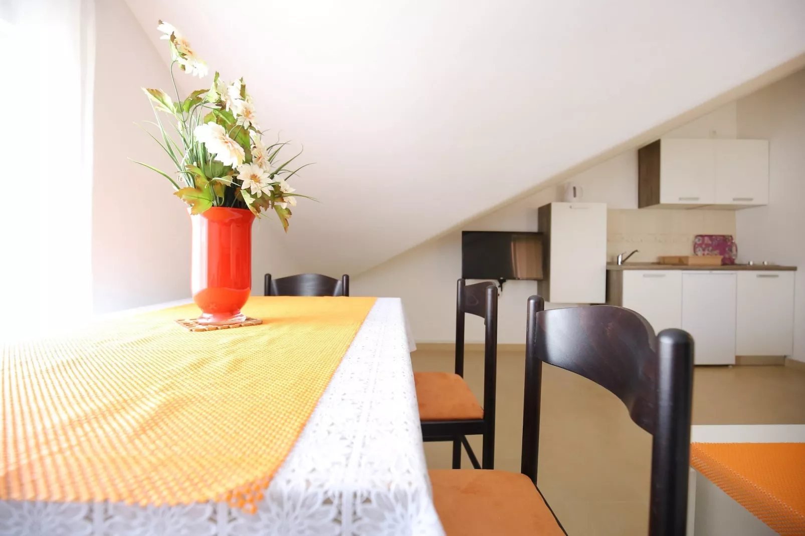 Apartments Kapetan -  Standard Studio Apartment with Terrace-Living room