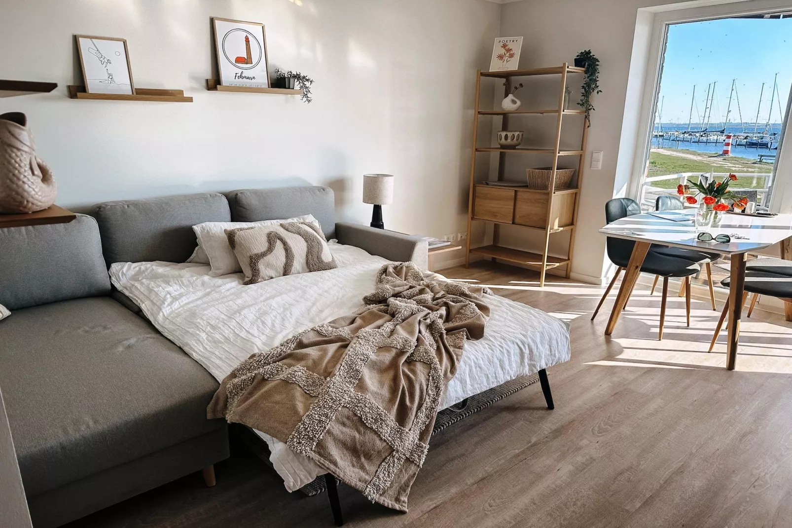 FeWo Hygge Havn-Living room
