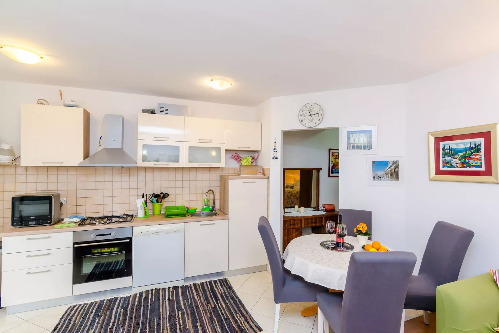 Apartments Captain - Superior One Bedroom Apartment with Terrace (4 Adults)-Küche