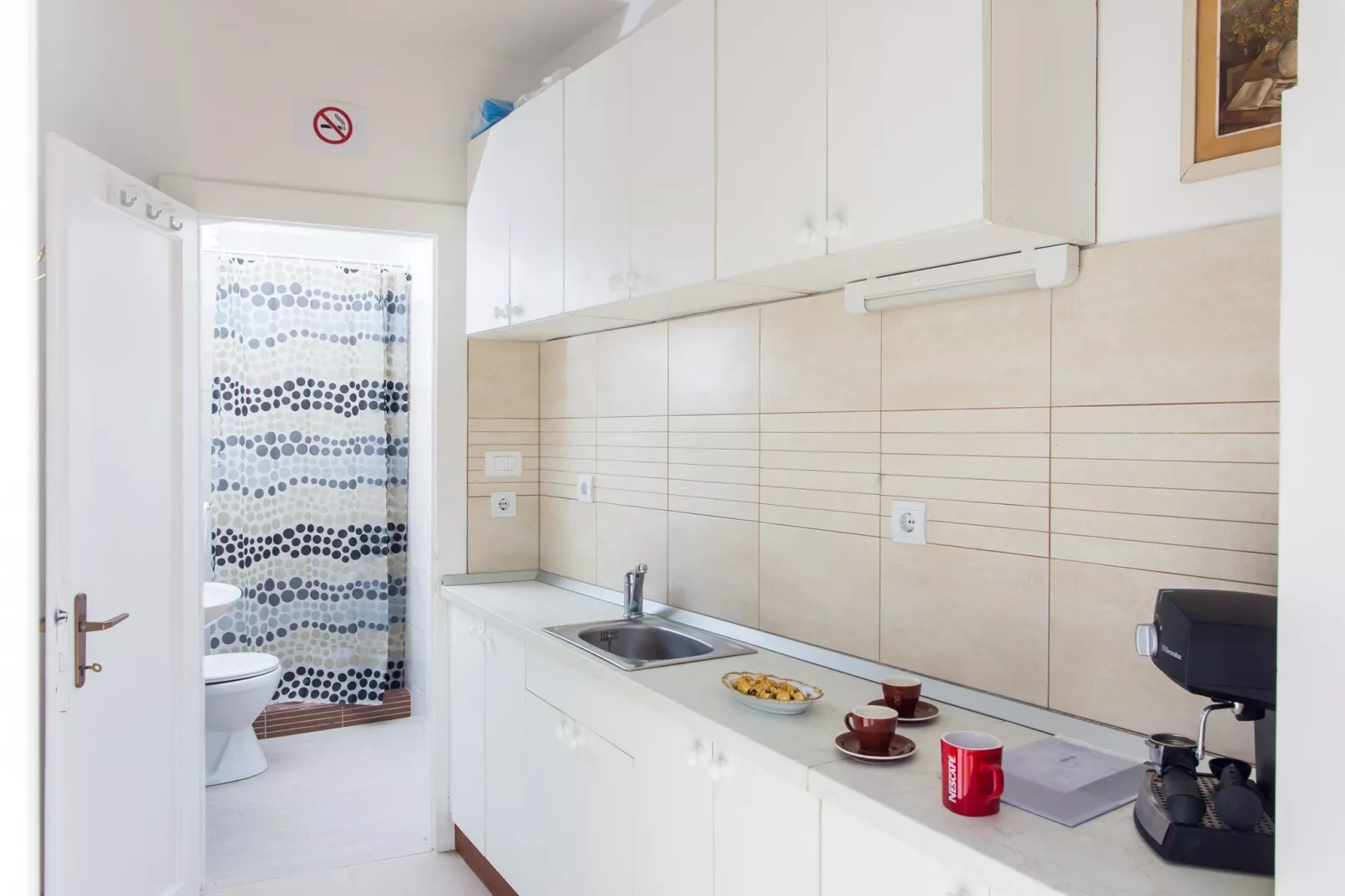 Apartments Ljubimir - One-Bedroom Apartment with Shared Terrace - Bambo-Kitchen