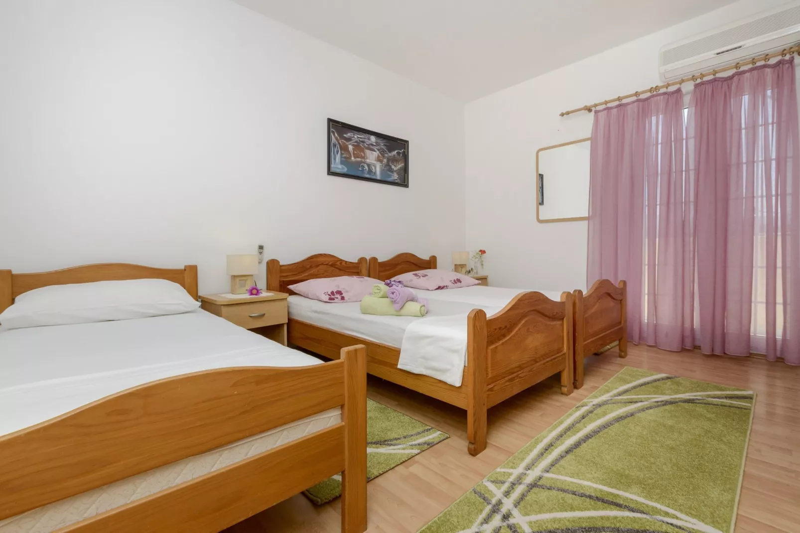 Oreb Dream Apartments - One Bedroom Apartment with Terrace and Sea View (Apartment 1)-Bedroom