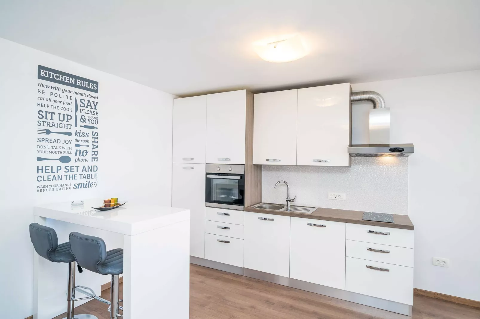 Apartments Marnic Blue Chill-One Bedroom Apartment(B)-Küche