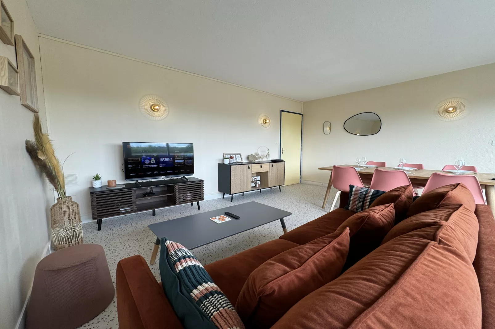 La Toise - 8 personnes - Wi-fi - Rêve au Mans-Living room