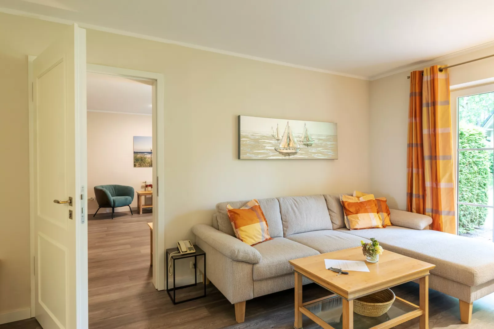 Familienhaus - Strandhotel Fischland-Wohnzimmer