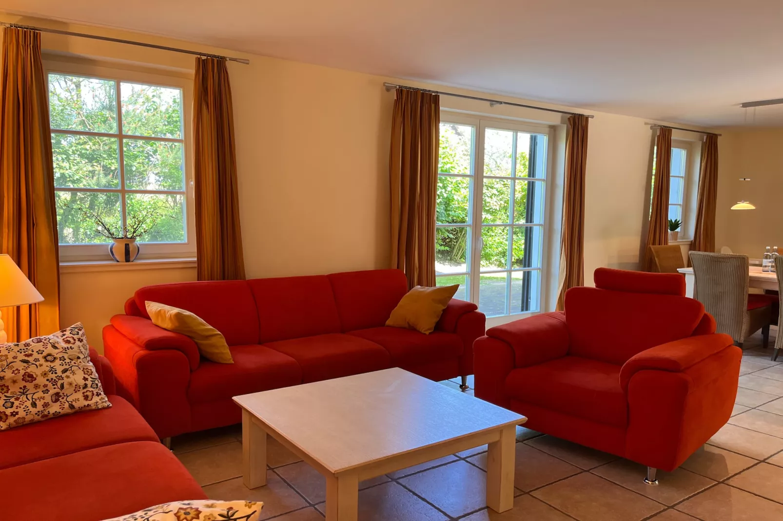 Dünenhaus 1Reihe - Strandhotel Dünenmeer-Wohnzimmer