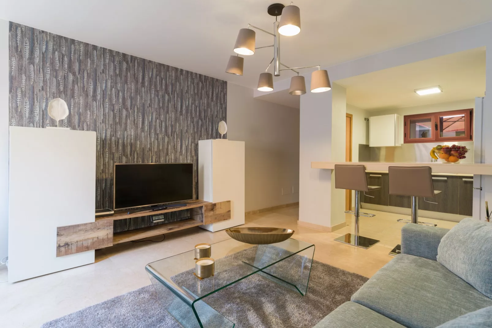 Luxury Dunas in Las Canteras By CanariasGetaway-Living room