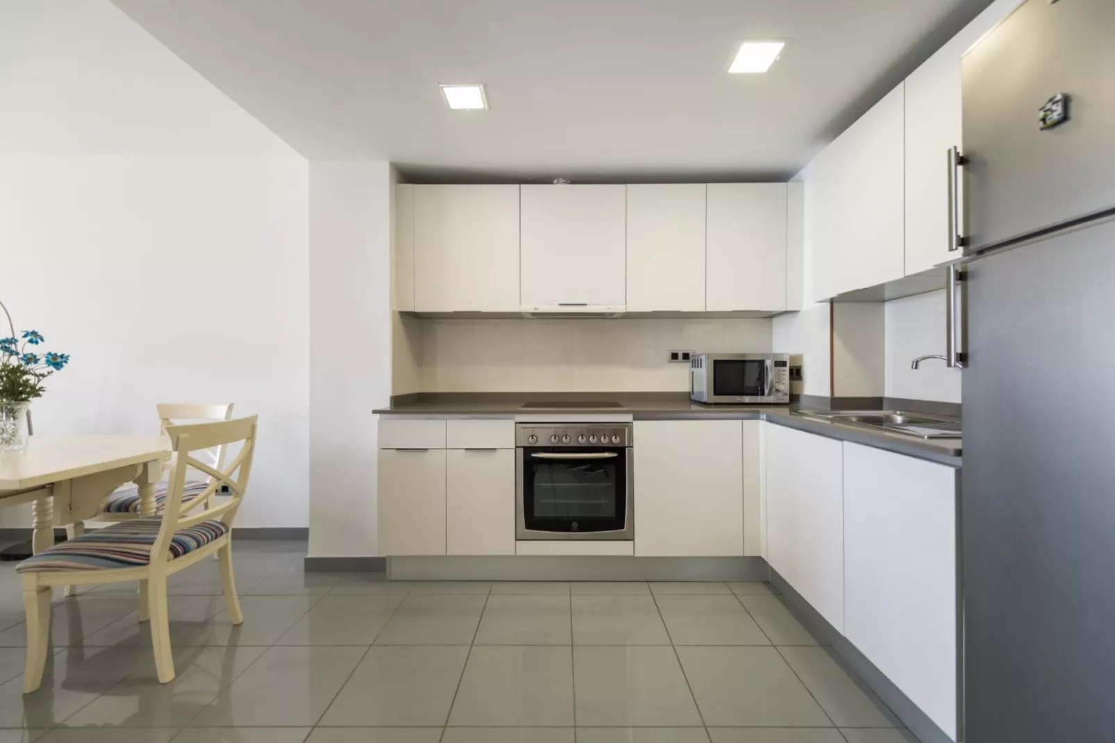 Great balcony over blue sea By CanariasGetaway-Kitchen