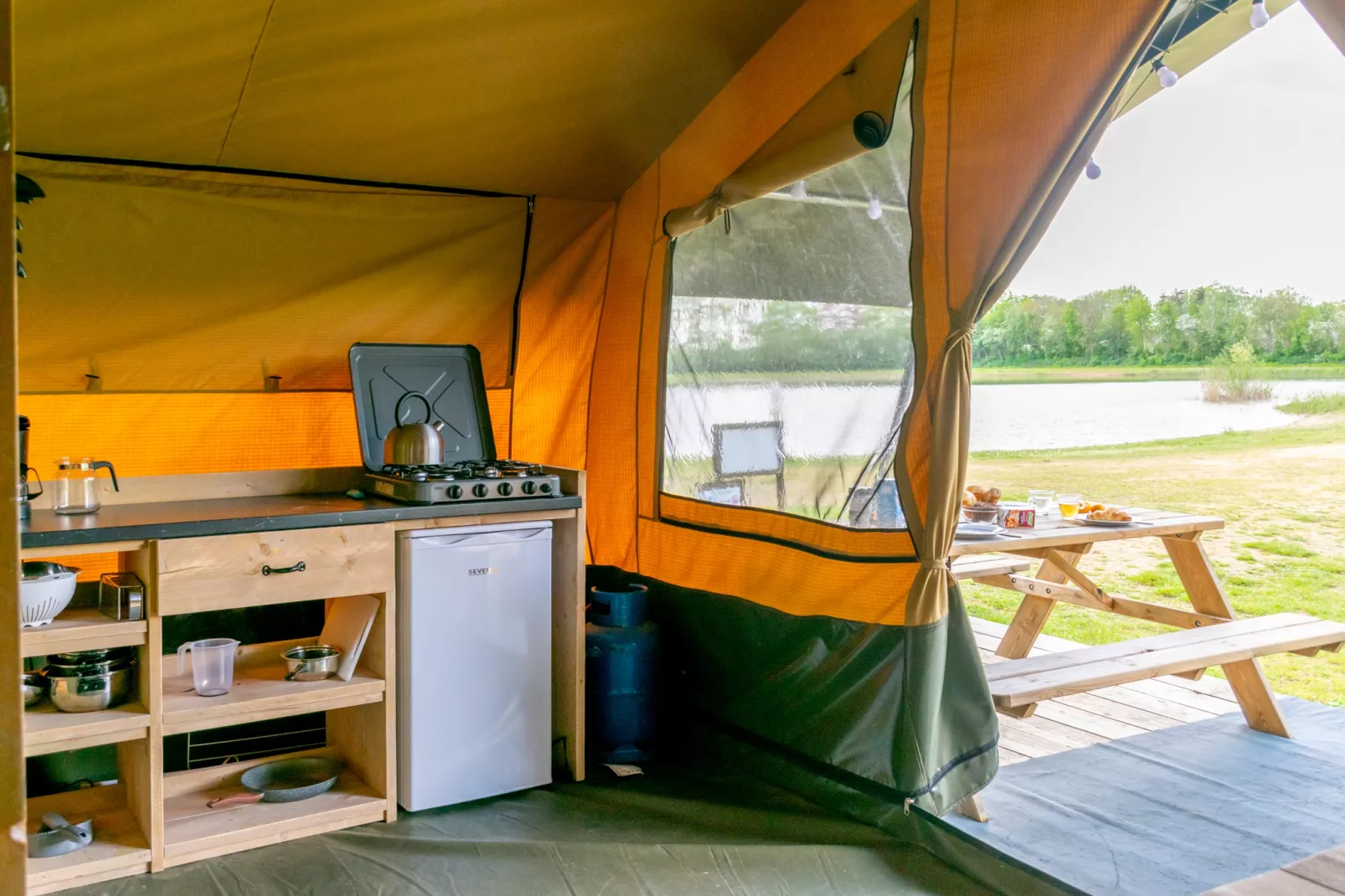 Safaritent | 6 Personen-Cuisine