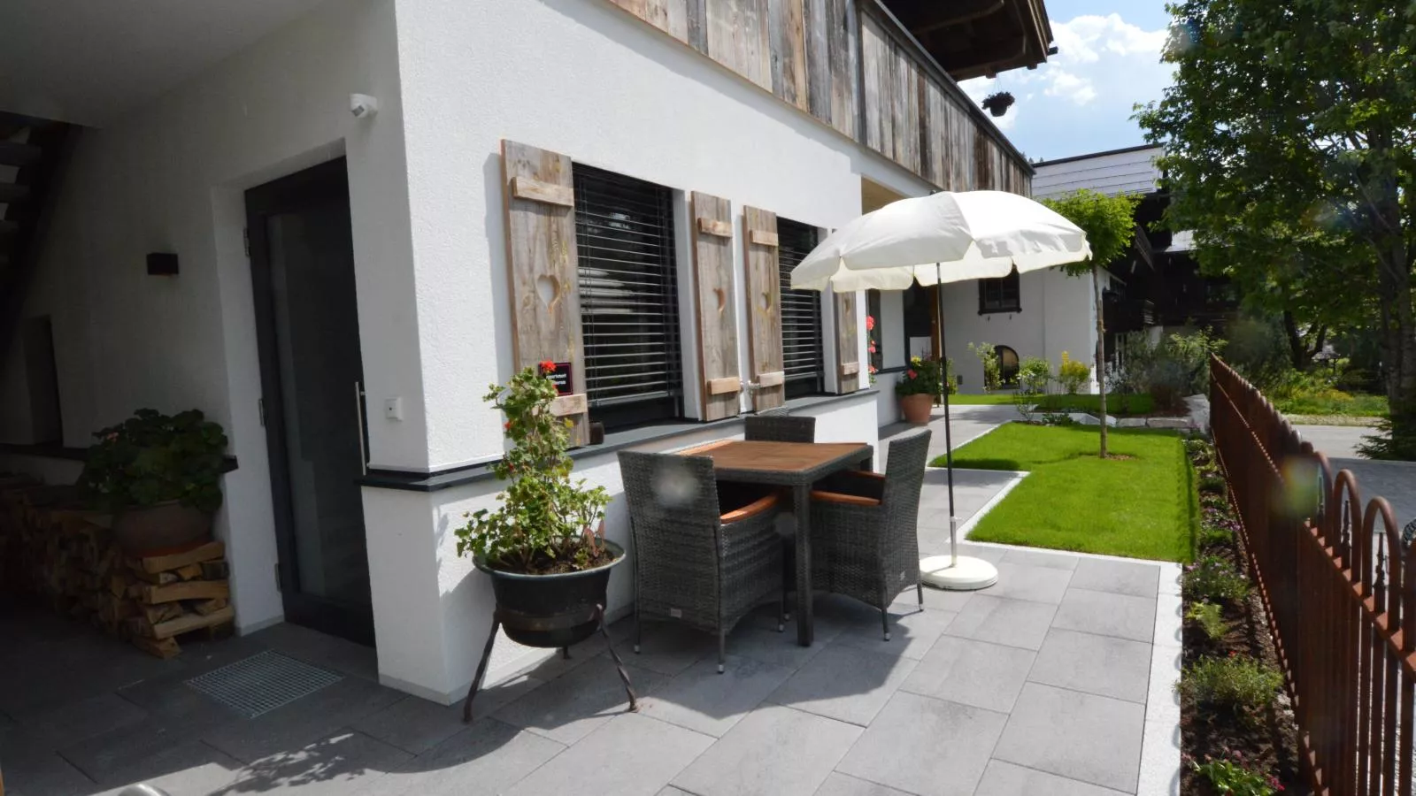 Schneeblümchen-Balcon-terrasse