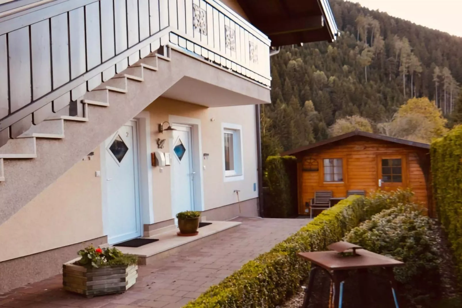 Apartment 3 mit Balkon /Hollersbach-Außenbereich Sommer